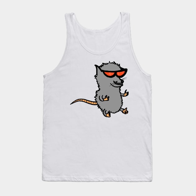 Cool Rat Tank Top by Joker & Angel